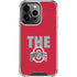 Ohio State University The Ohio State Buckeyes iPhone 14 Pro Clear Case